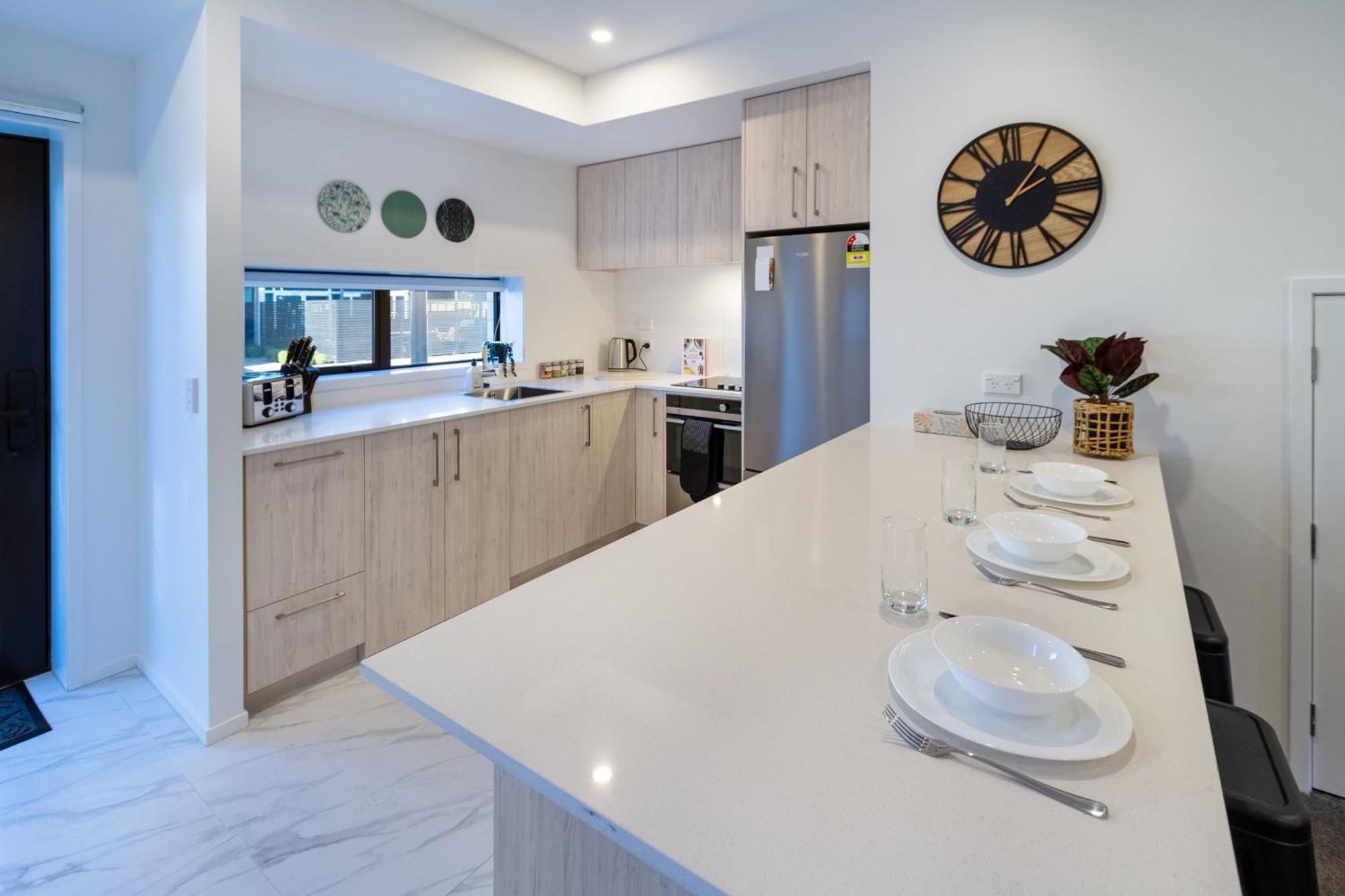 Tuam Street Delight 4 Bed 4 Bath Apartment ไครสต์เชิร์ช ภายนอก รูปภาพ